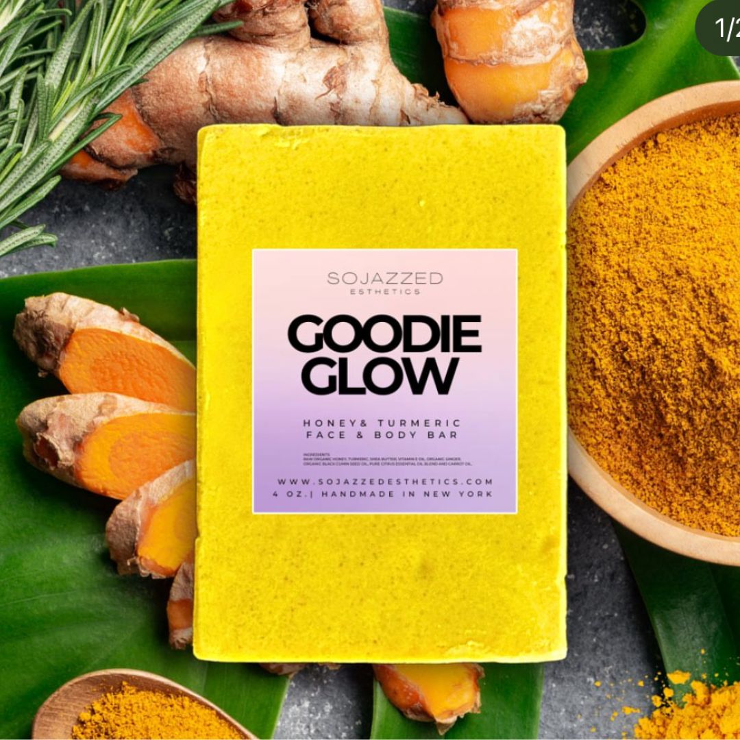 S.J.E. Goodie Glow Turmeric Face Cleansing Bar